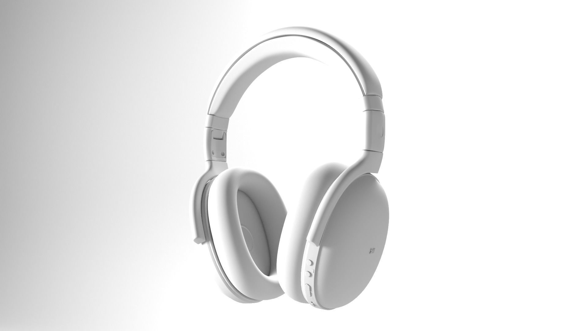 Over Ear Headphones 3D model_4