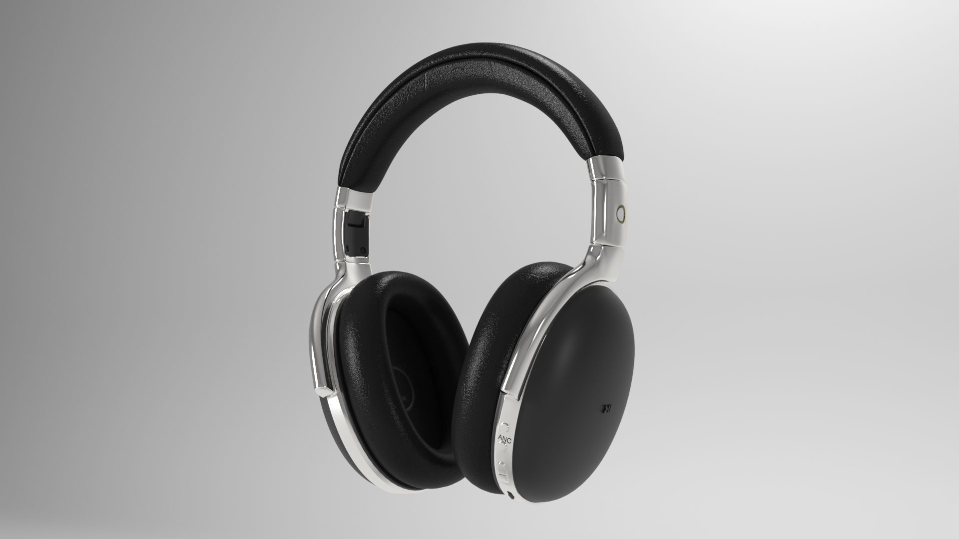 Over Ear Headphones 3D model_2