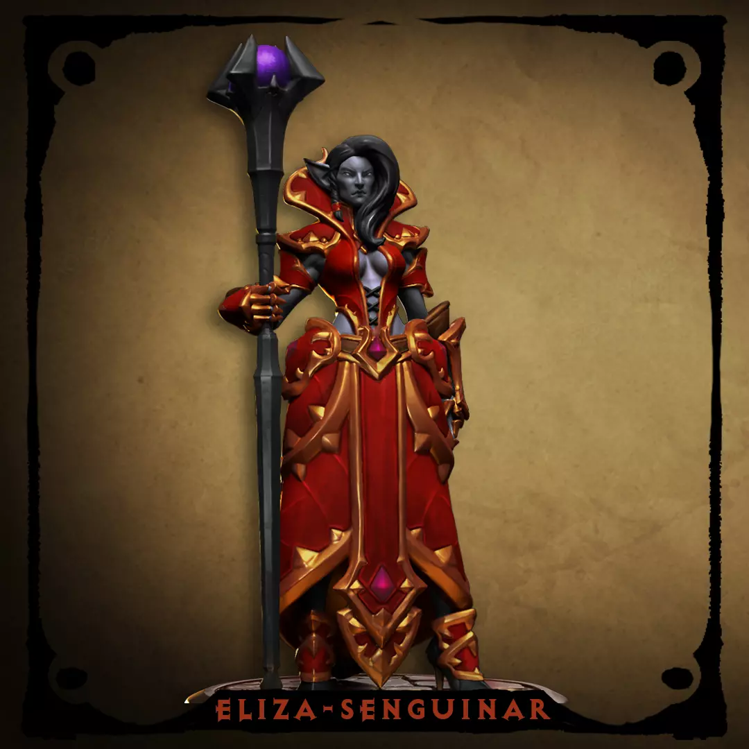 Eliza Senguinar - The Crimson Countess 3D print model