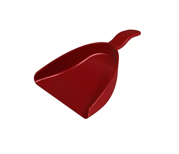 Classic Dust Pan Low-poly 3D model_0