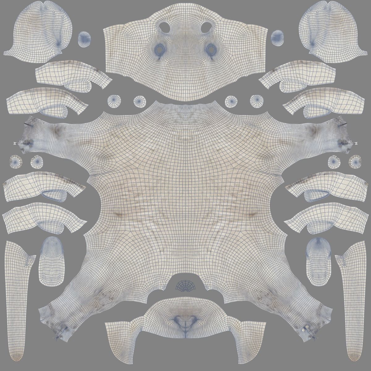 Baby Assaf Sheep Rigged VFX Grace  3D model_19