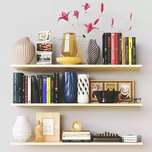 Decor Set living room shelf