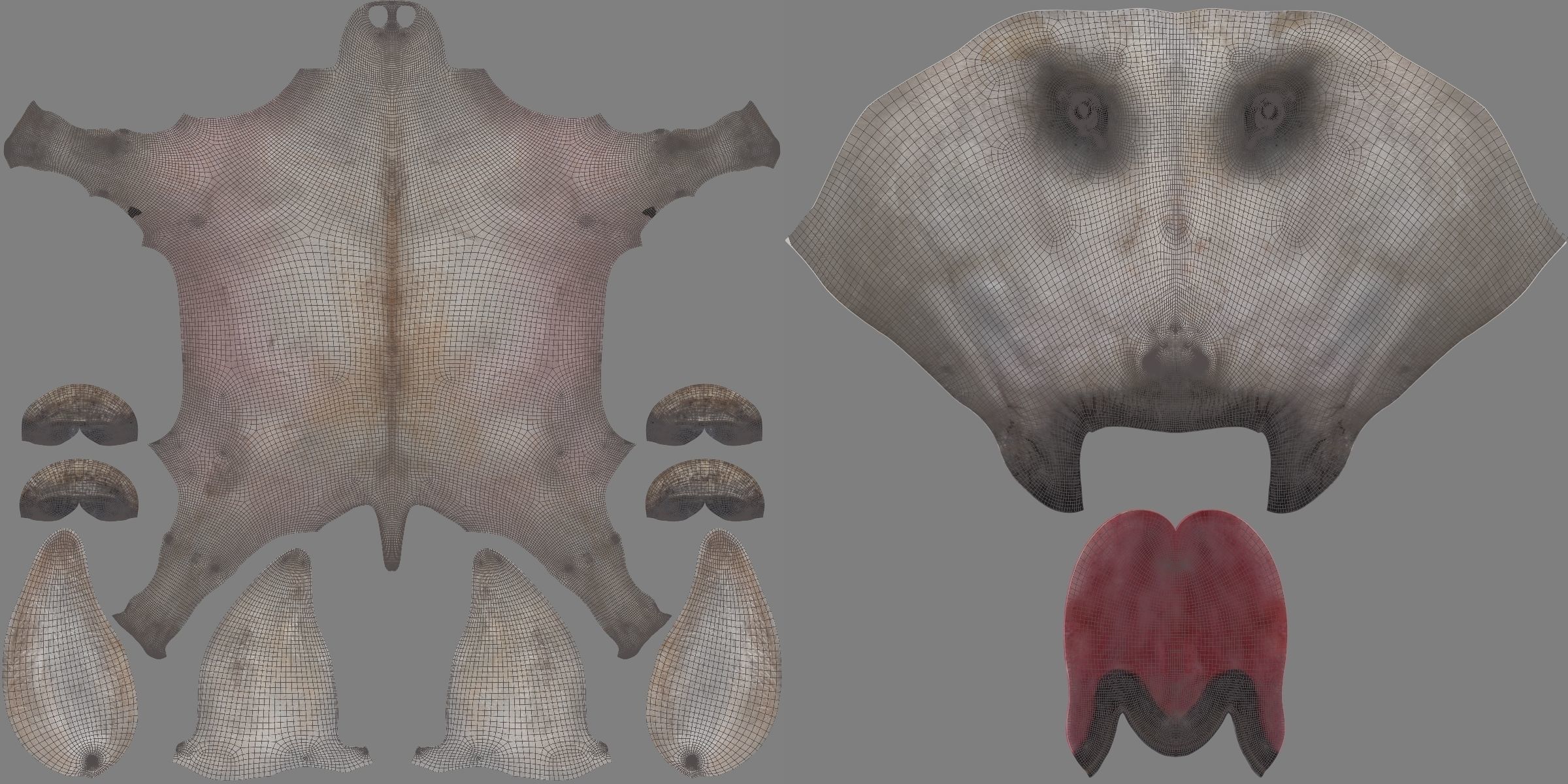 Israel white donkey Animated VFX Grace 3D model_16