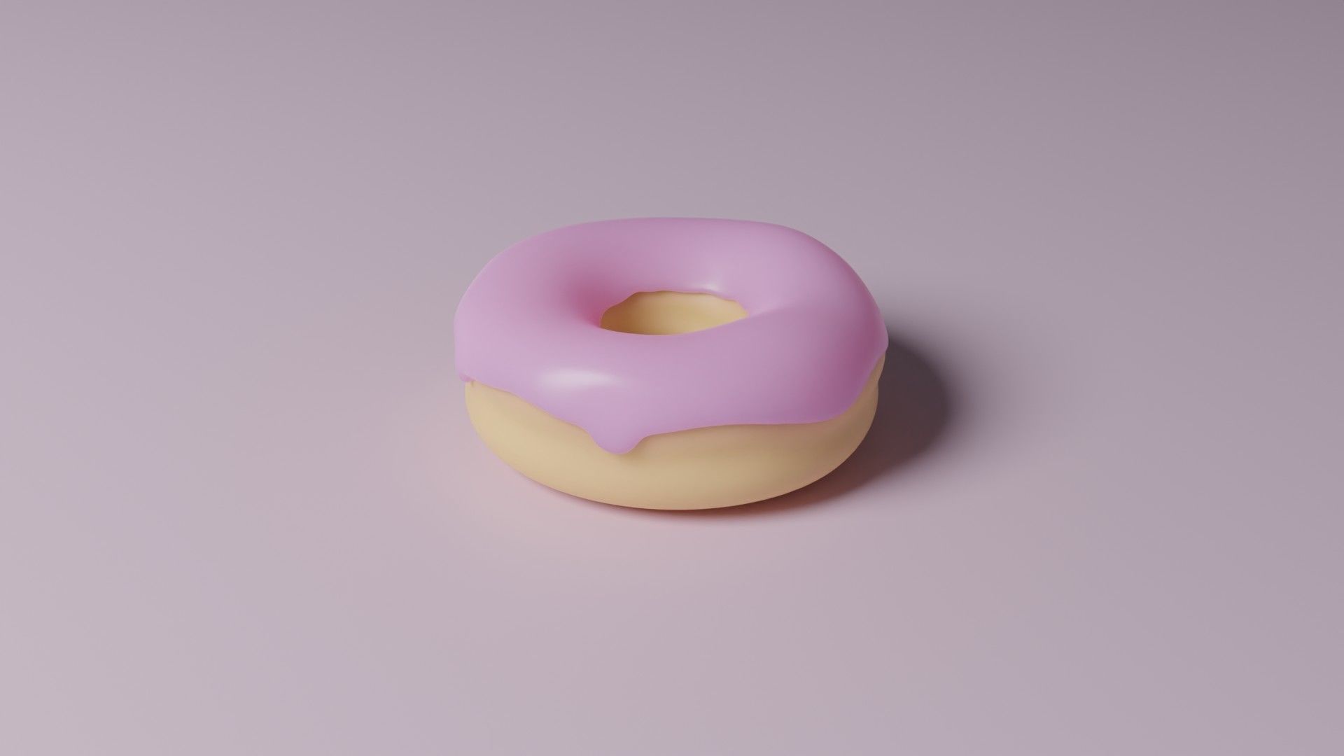 Famous Doughnut 3D model_4