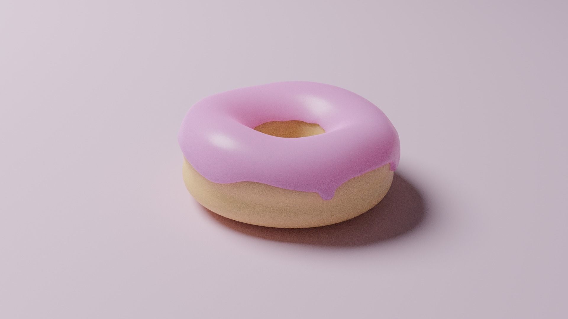 Famous Doughnut 3D model_3
