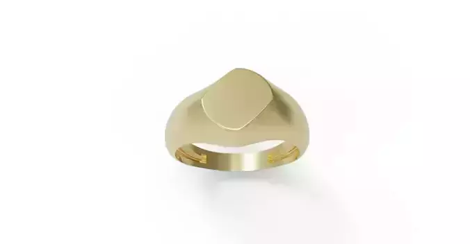 Signet ring unisex model 
