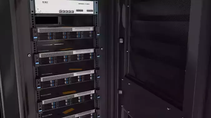 Chassis hosts array fence network host