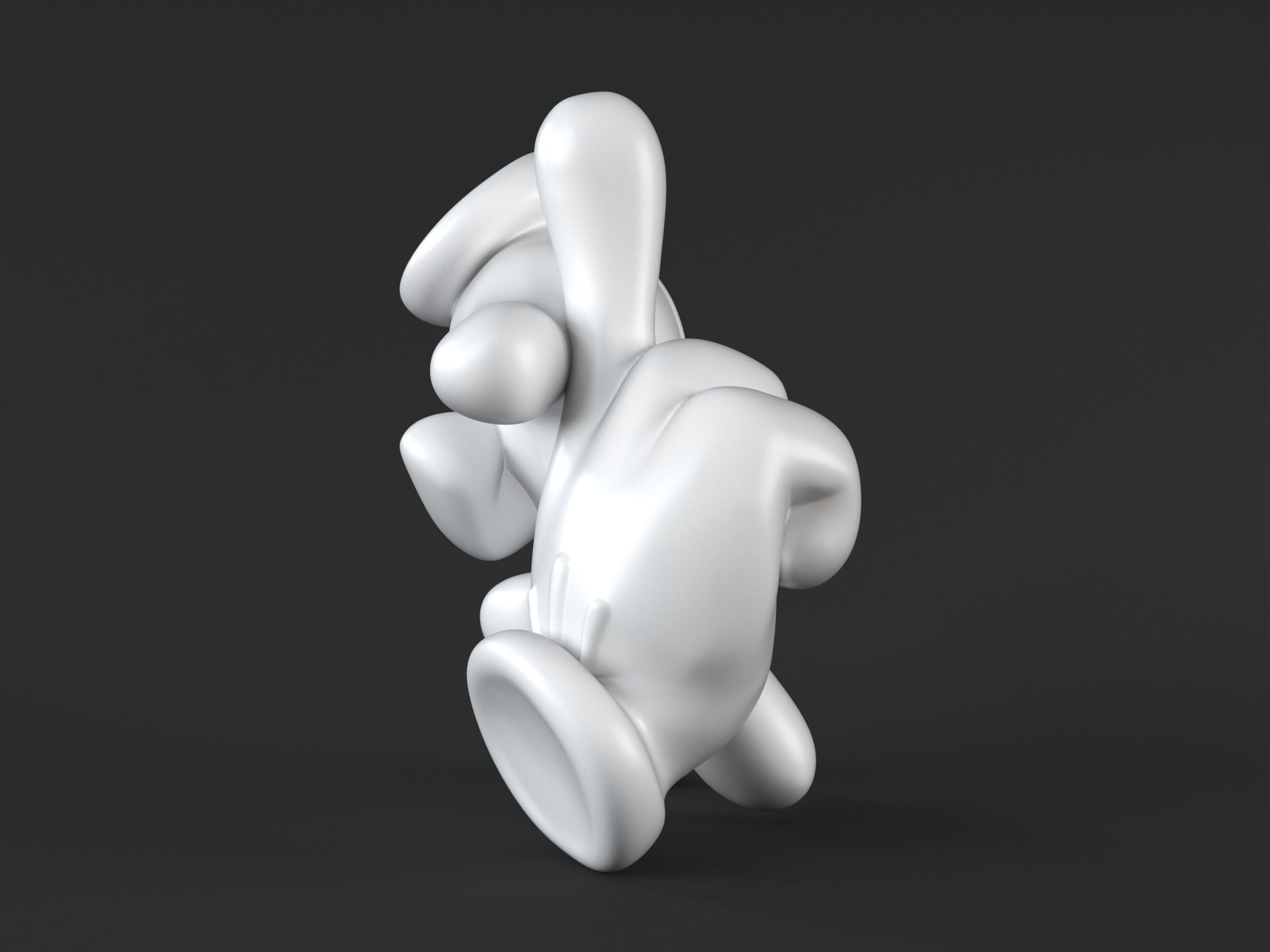 Mickey Hand LA 3D print model_6