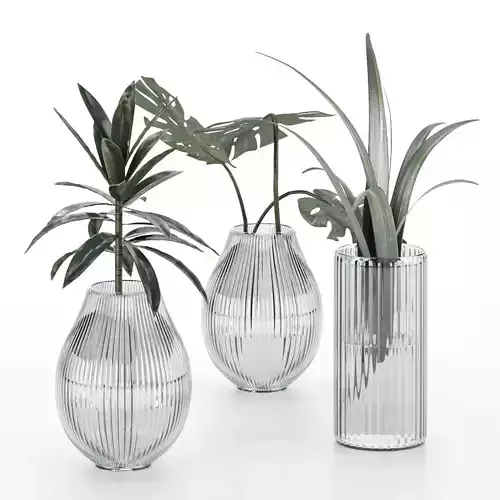 green bouquet composition 