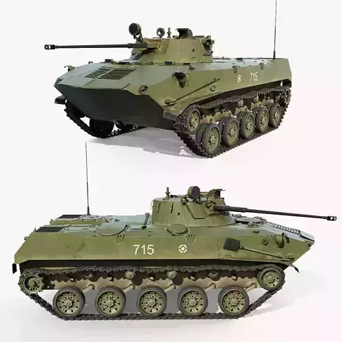 BMD-2 Collection military tank 