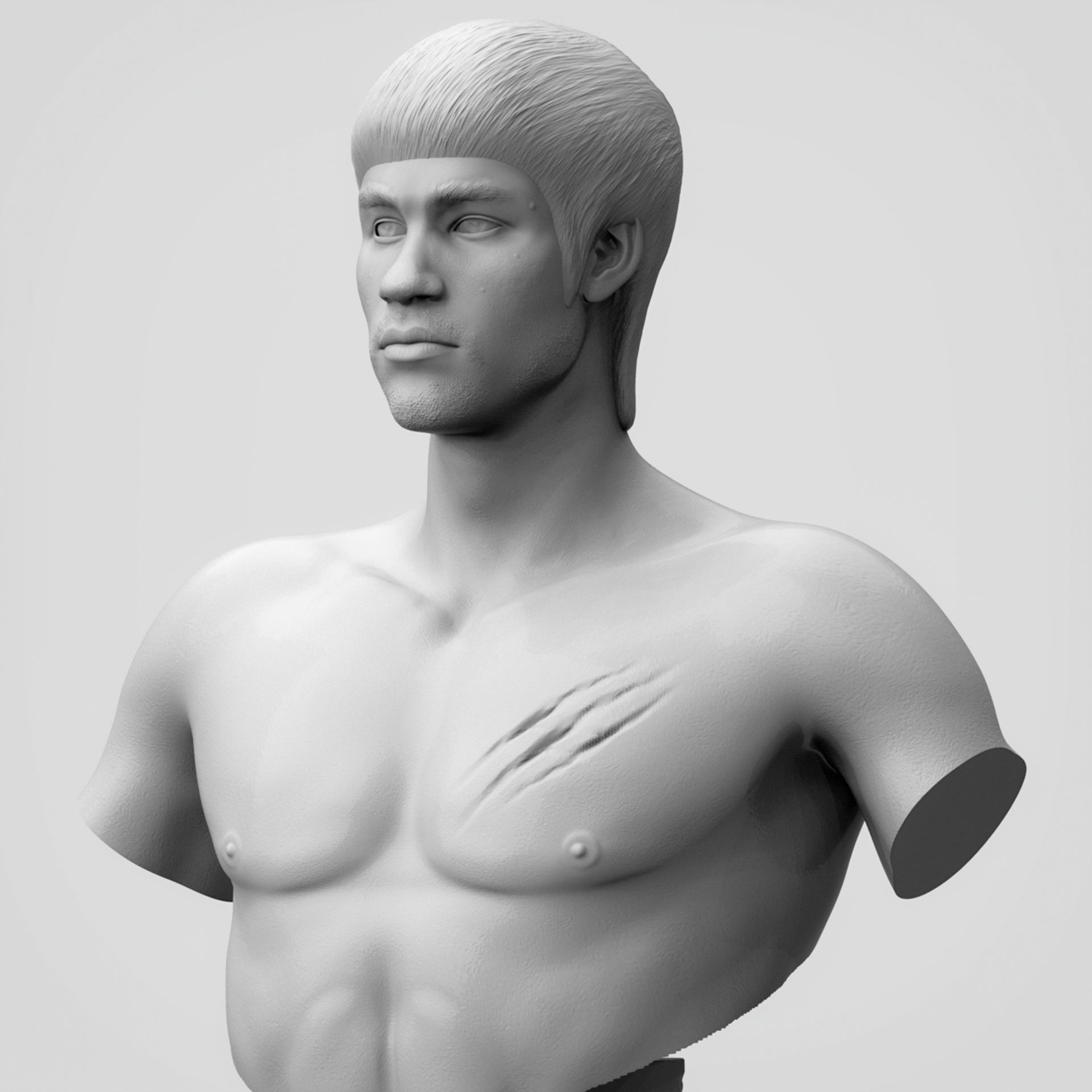 BRUCE LEE 3D Printable 3D print model_15