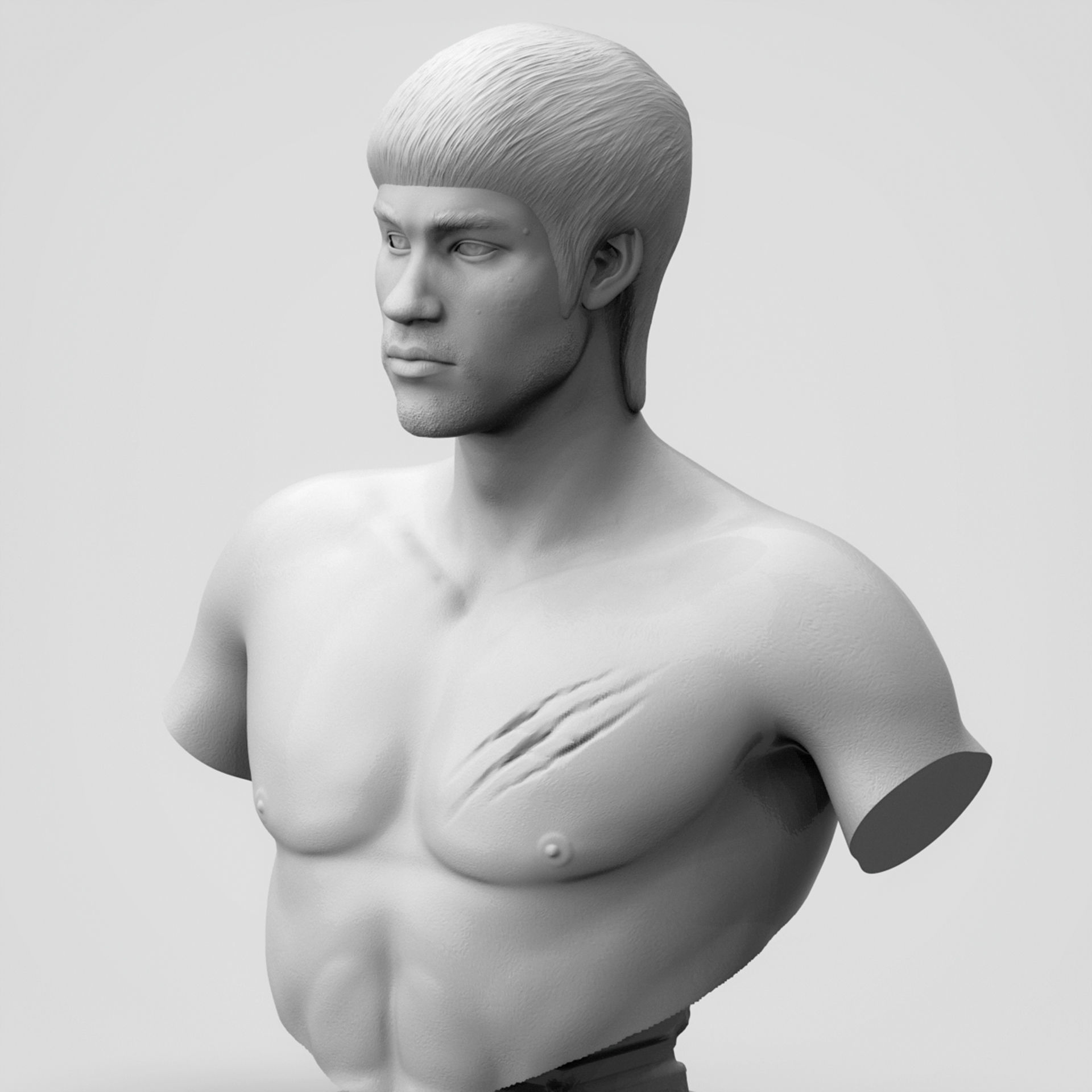 BRUCE LEE 3D Printable 3D print model_17