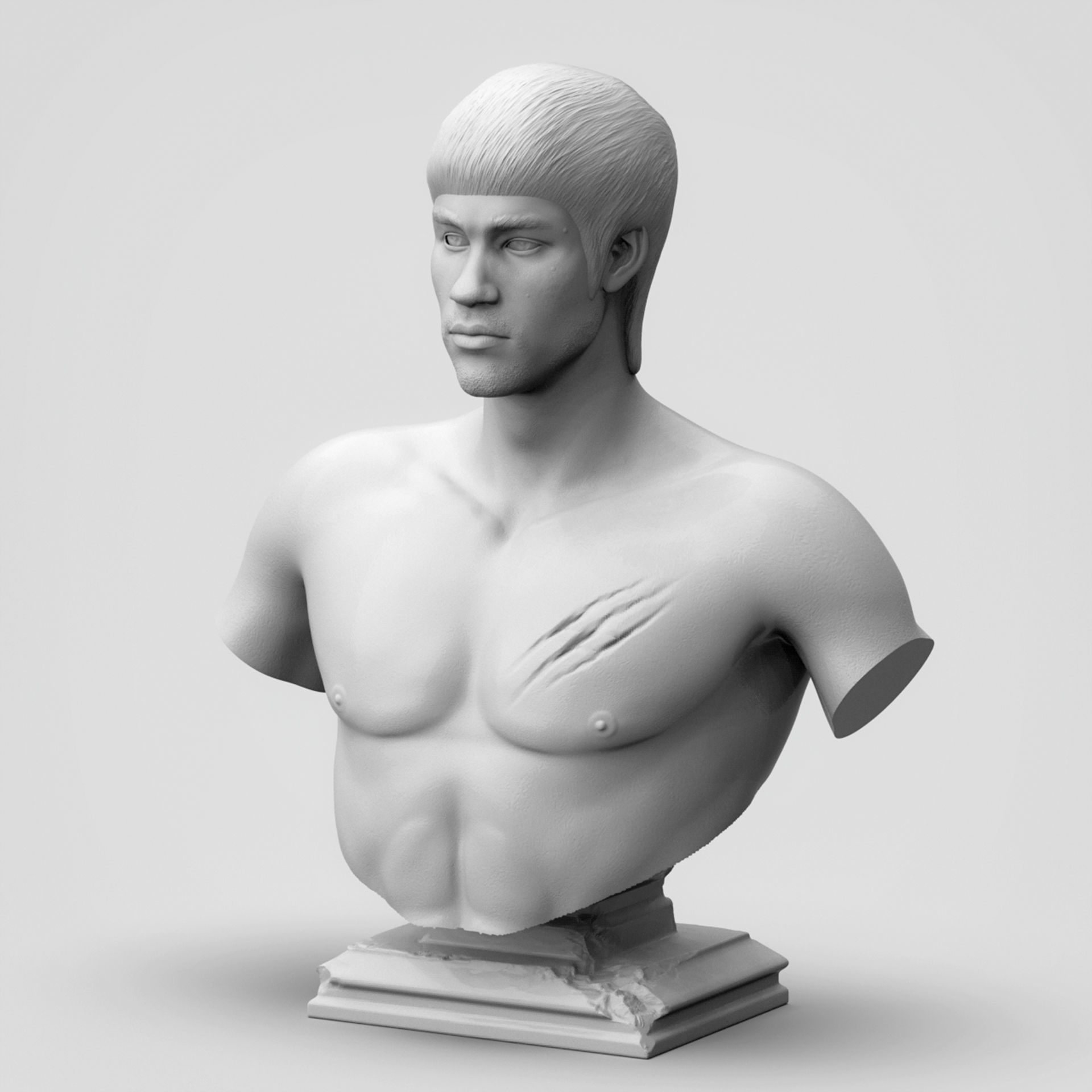 BRUCE LEE 3D Printable 3D print model_9