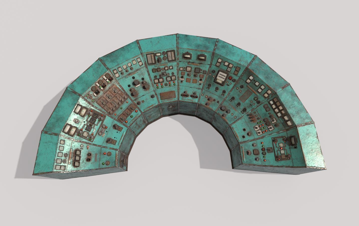 Old Control Panel 3D model_3