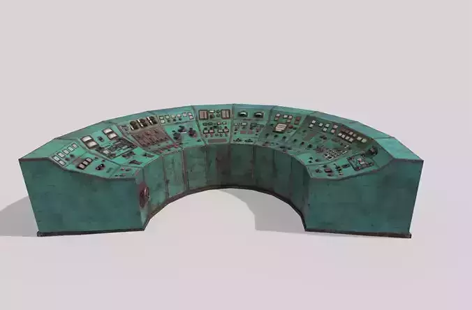 Old Control Panel 3D model
