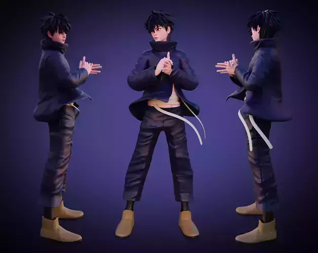 Megumi Fushiguro 3D print model