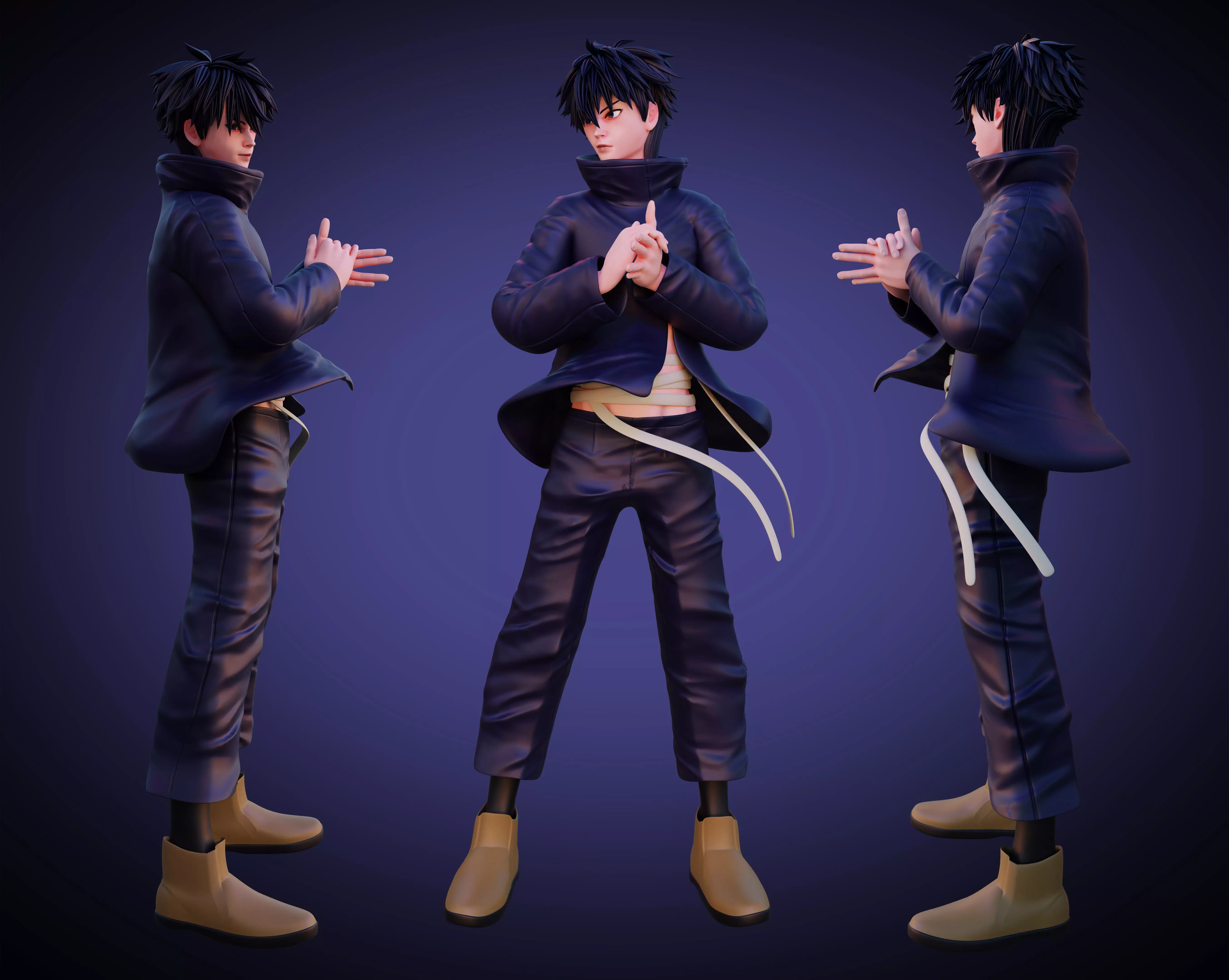 Megumi Fushiguro 3D print model_0