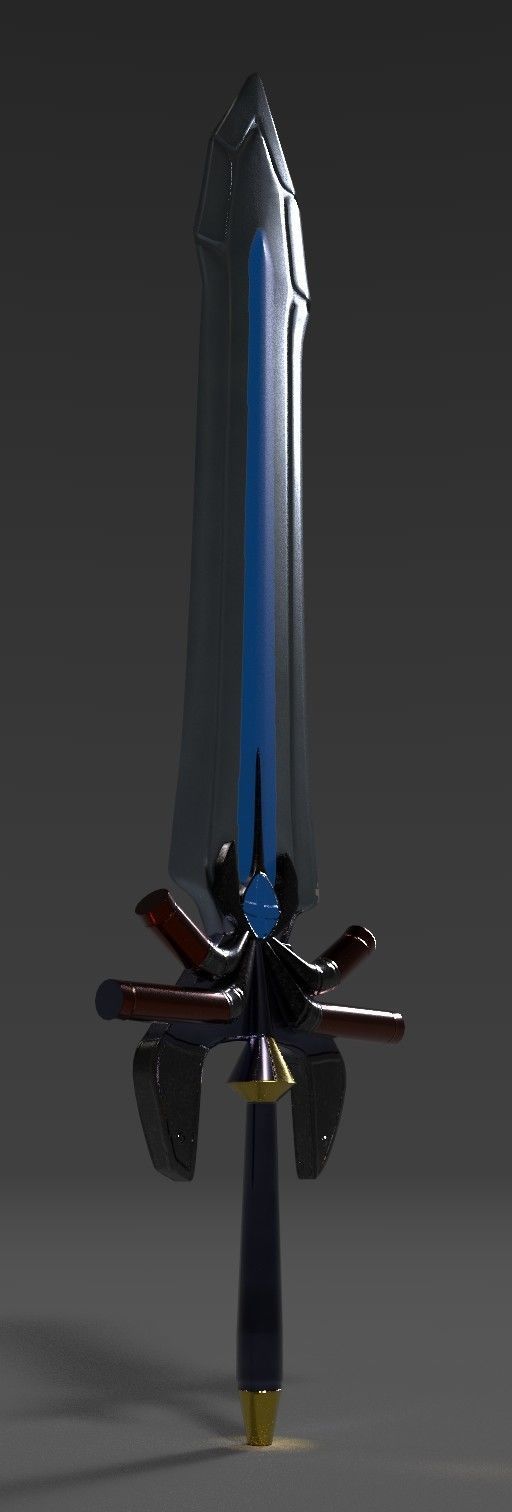 SWORD Low-poly 3D model_5