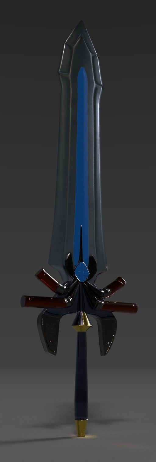 SWORD Low-poly 3D model_3