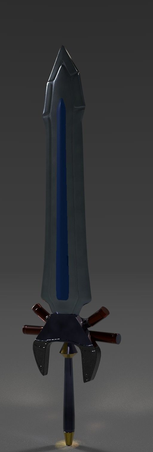 SWORD Low-poly 3D model_7