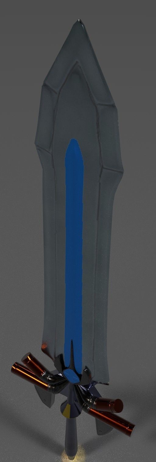 SWORD Low-poly 3D model_10