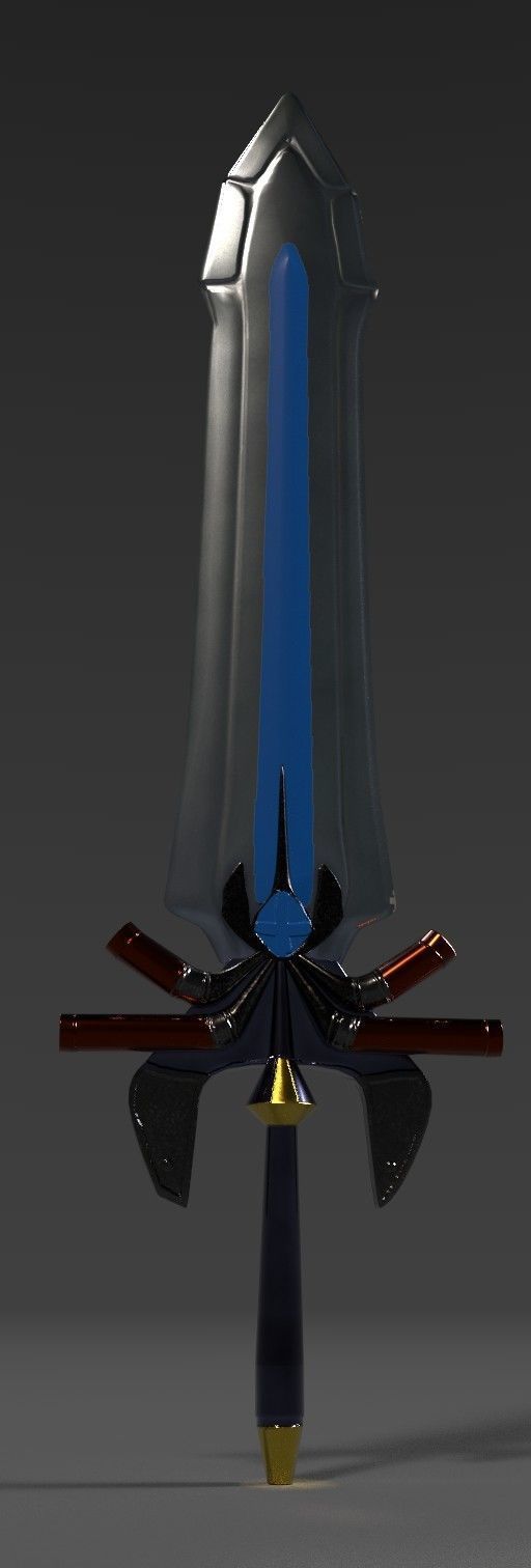 SWORD Low-poly 3D model_1