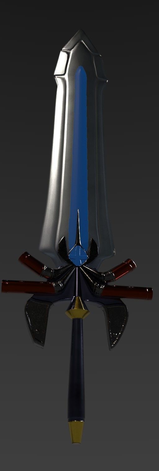 SWORD Low-poly 3D model_11