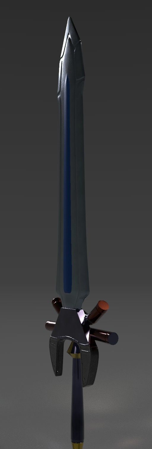 SWORD Low-poly 3D model_6