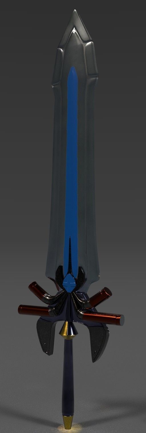 SWORD Low-poly 3D model_9