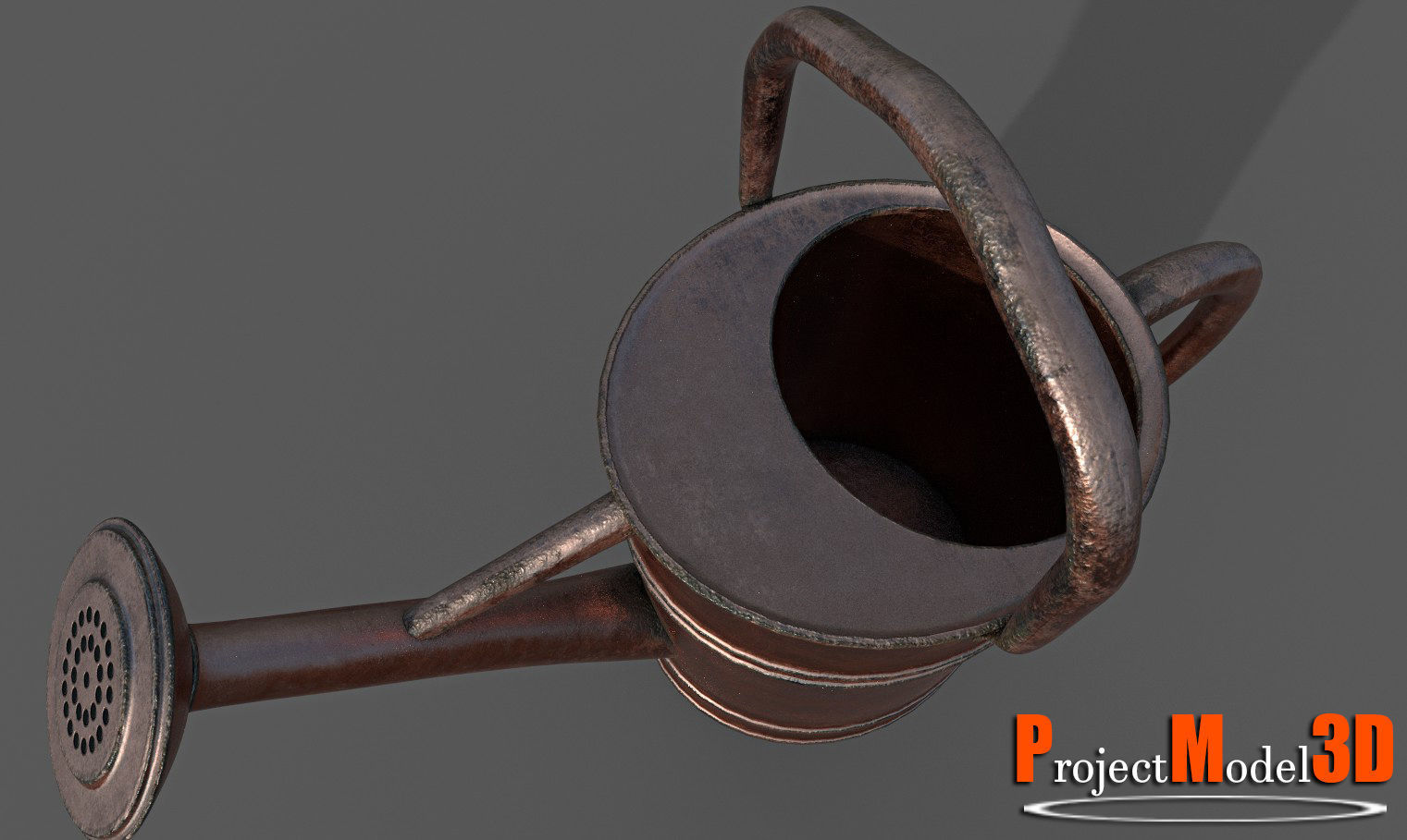 Watering Can-Version002 Low-poly 3D model_3