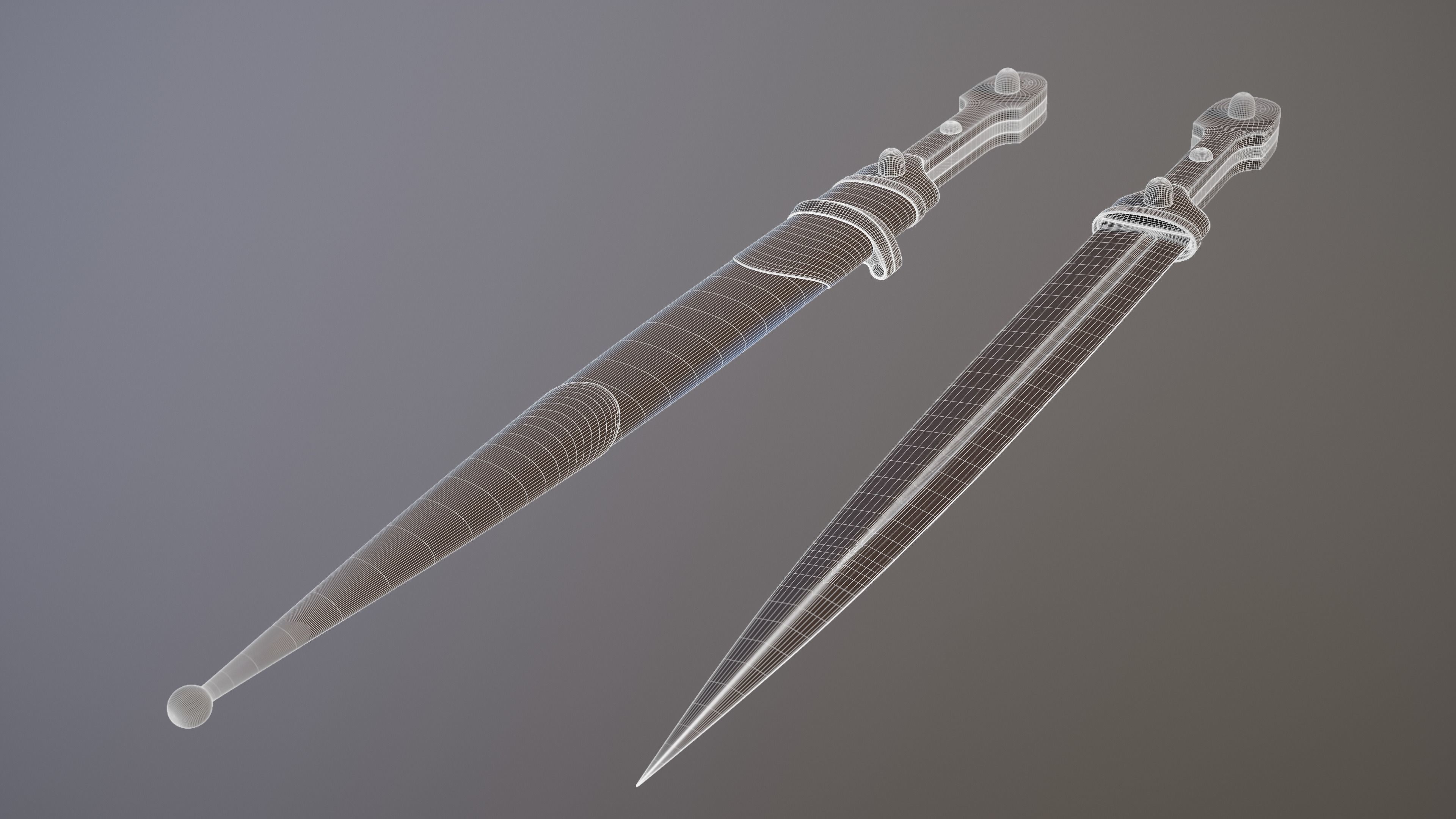 Dagger of the Mountain Brigades 3D model_7