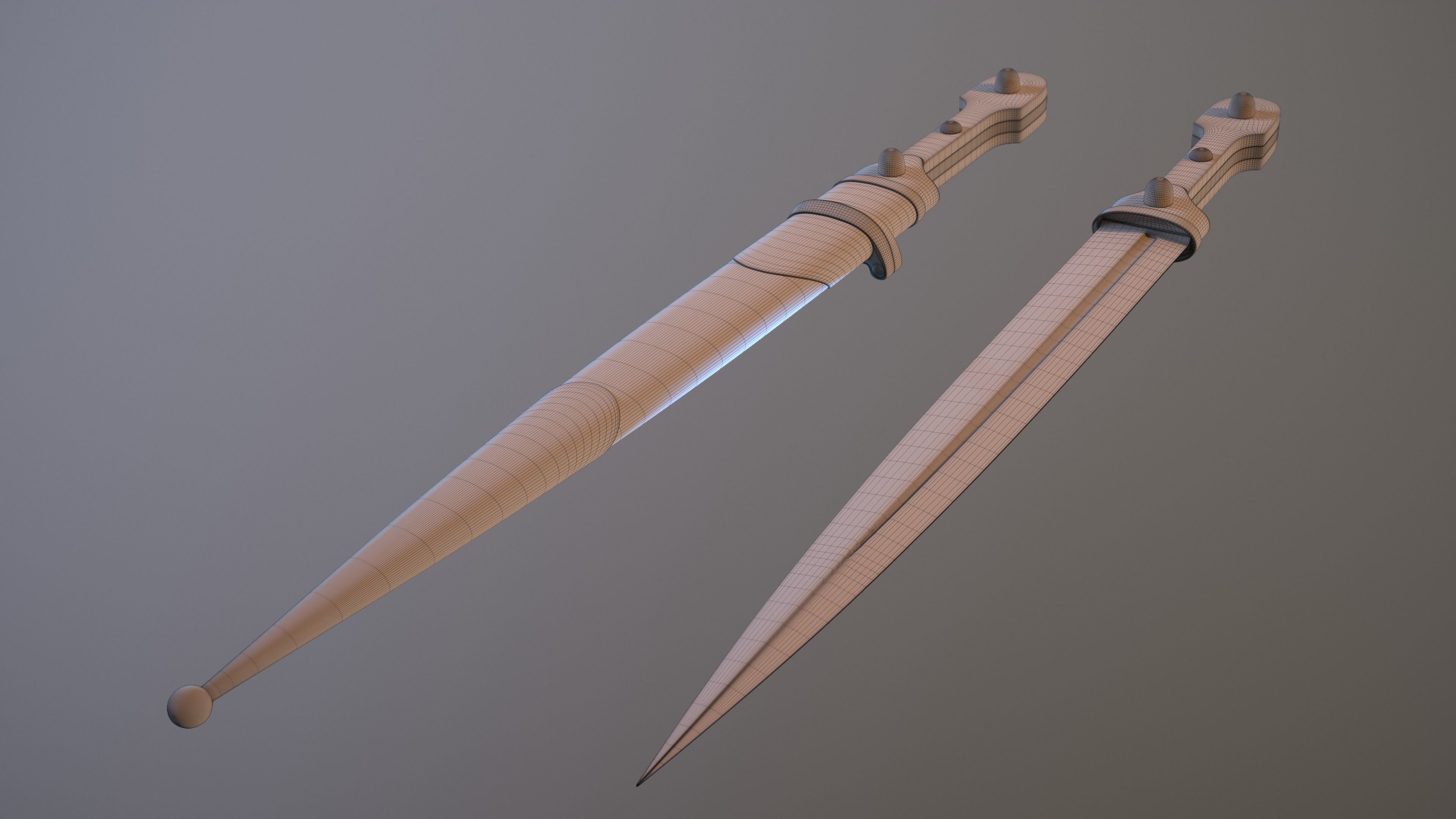 Dagger of the Mountain Brigades 3D model_6