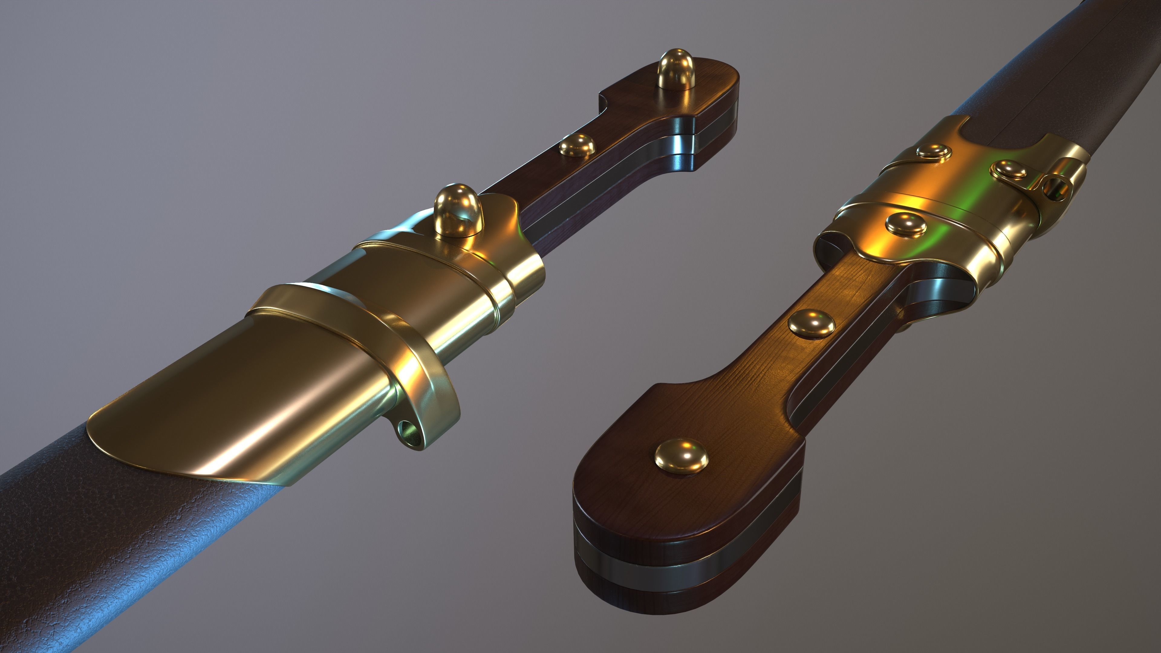 Dagger of the Mountain Brigades 3D model_4