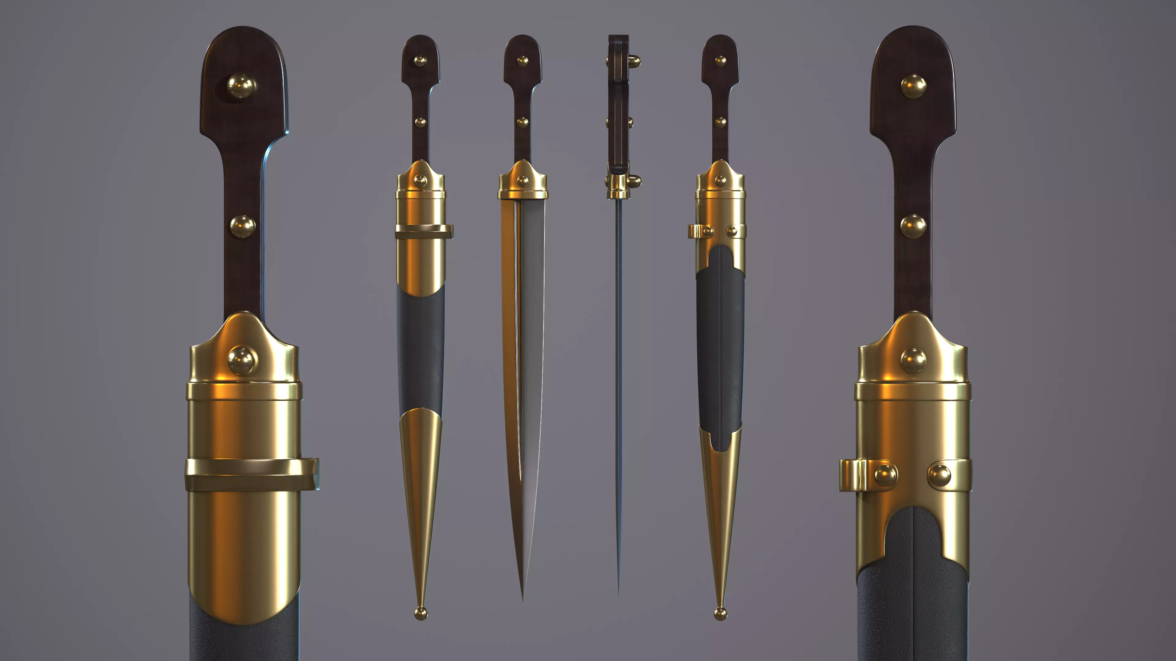 Dagger of the Mountain Brigades 3D model_0