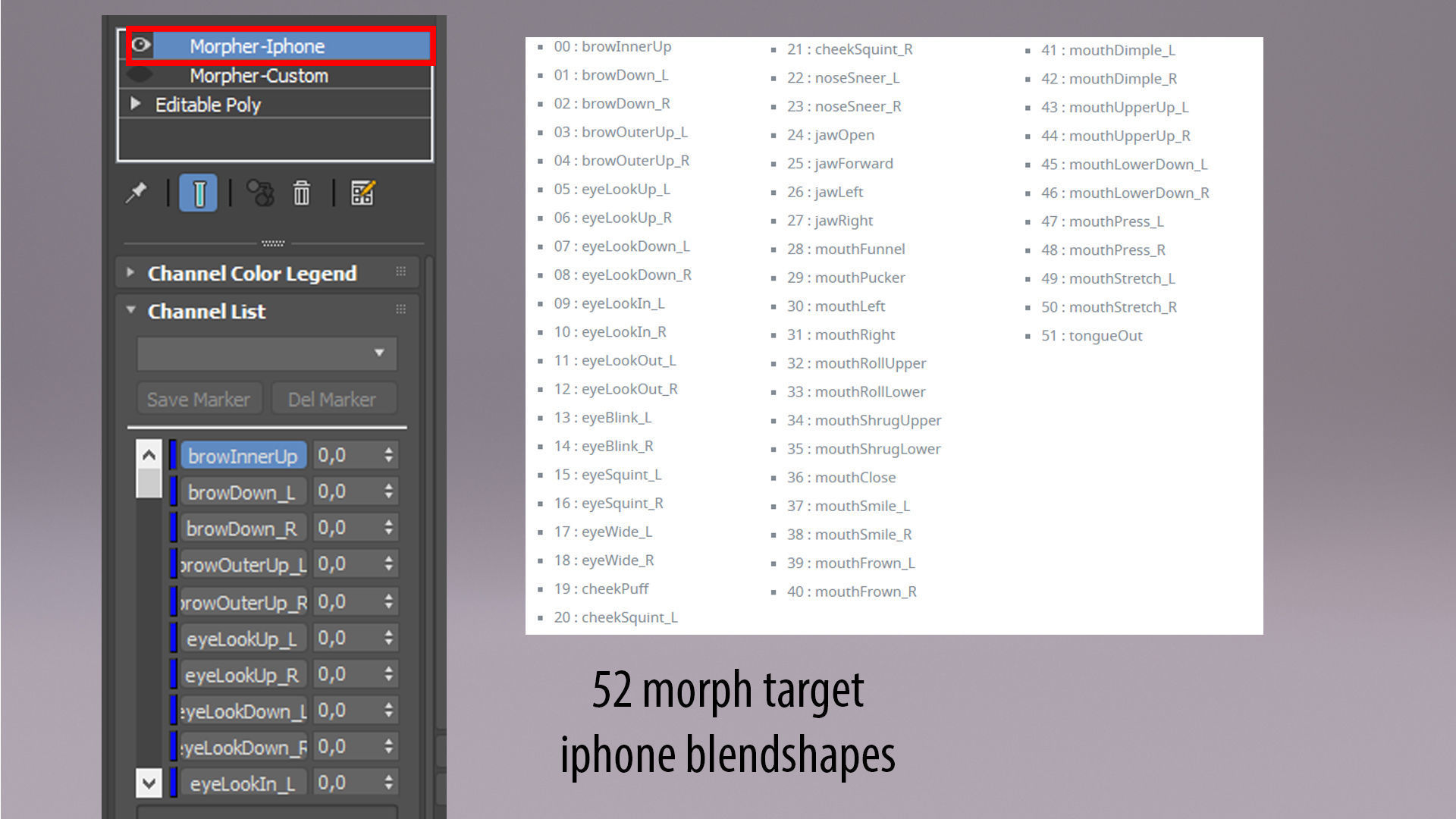 Cartoon Boy - Rigged biped catrig Low-poly 3D model_8