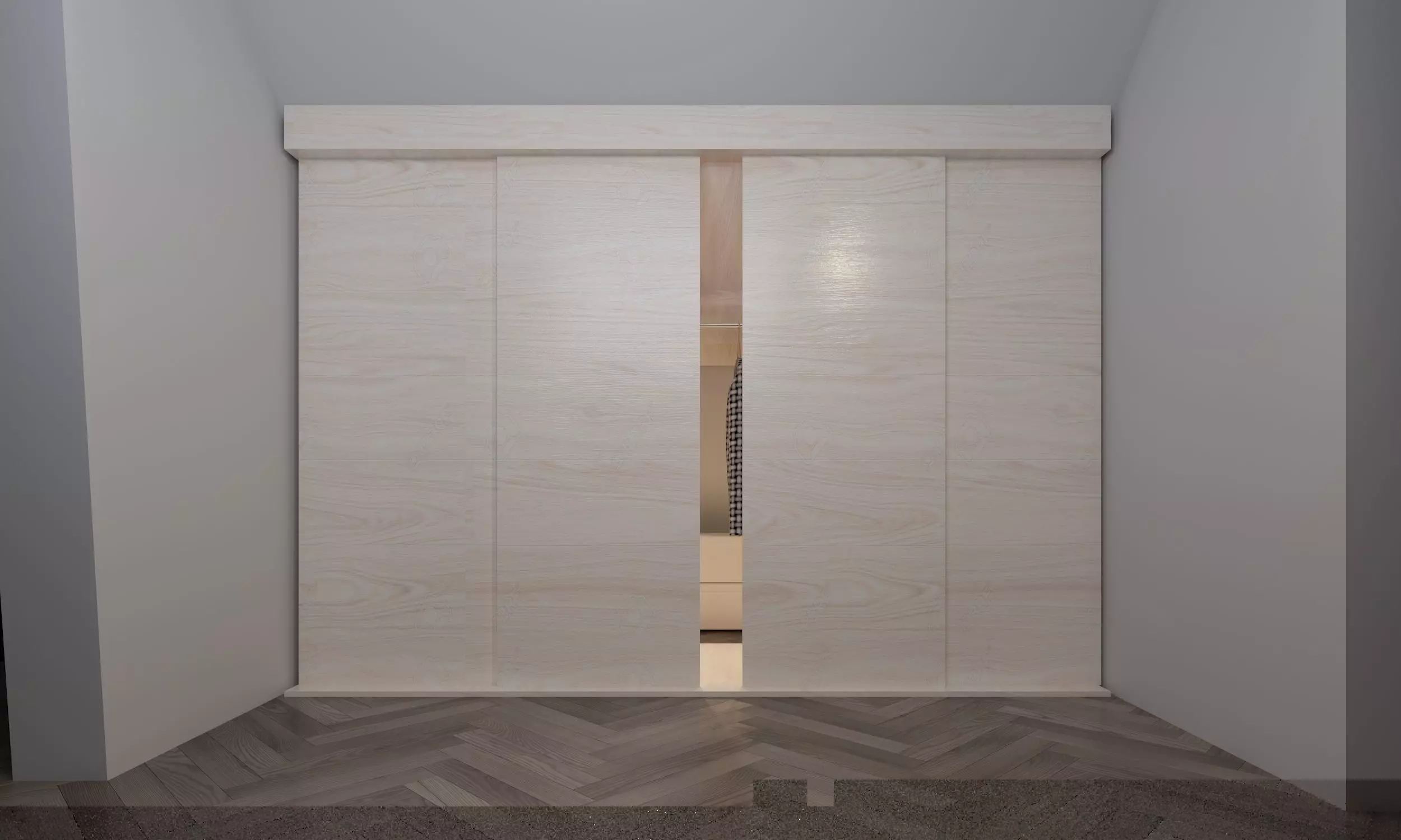 Slopy ceiling - storage Free 3D model