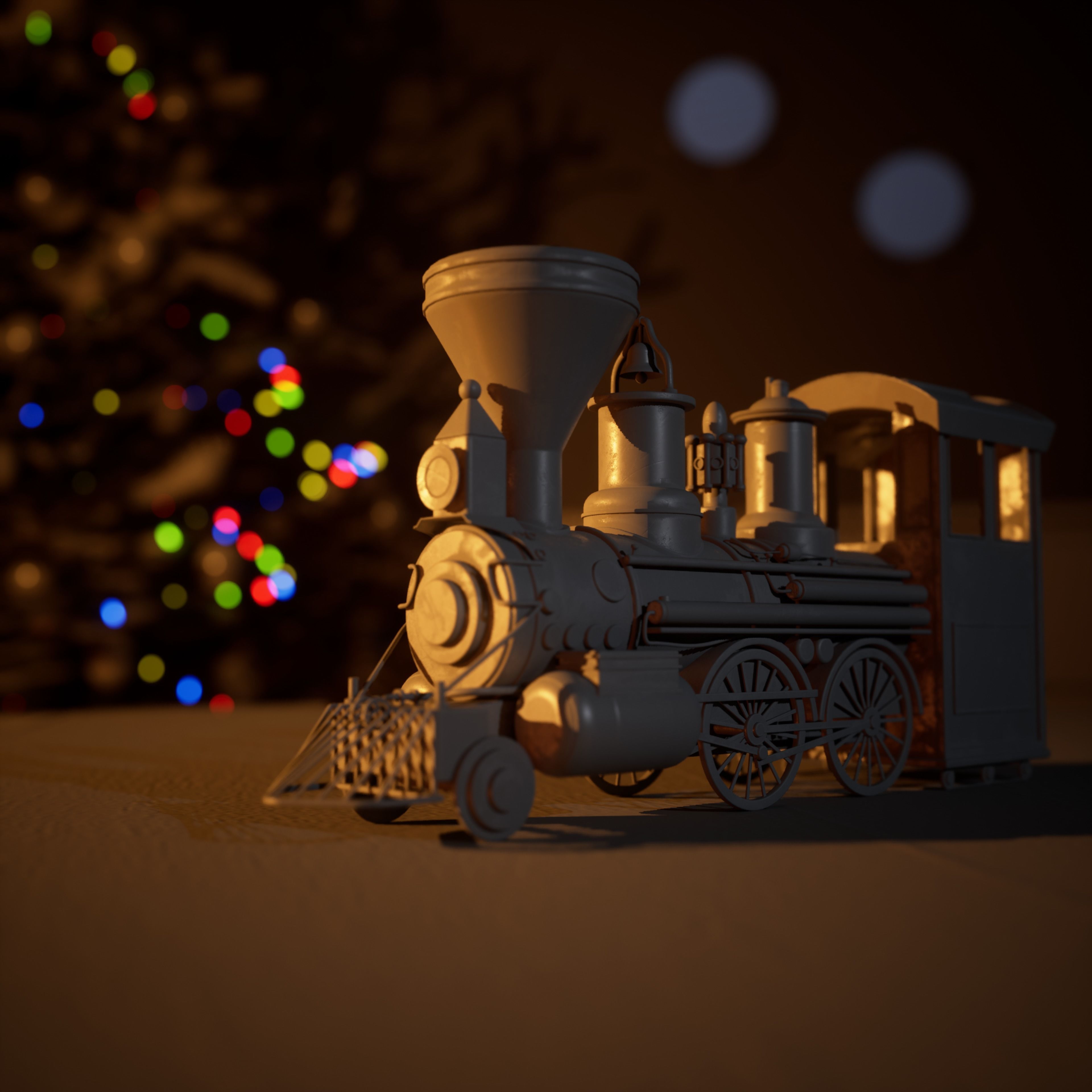 Train Toy 3D model_1