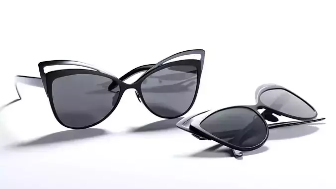 Matrix Resurrections Lexy Sunglasses 3D model