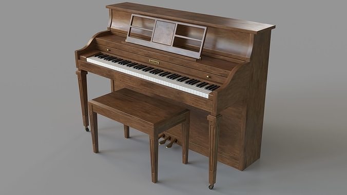 1976 Baldwin Piano 3D model