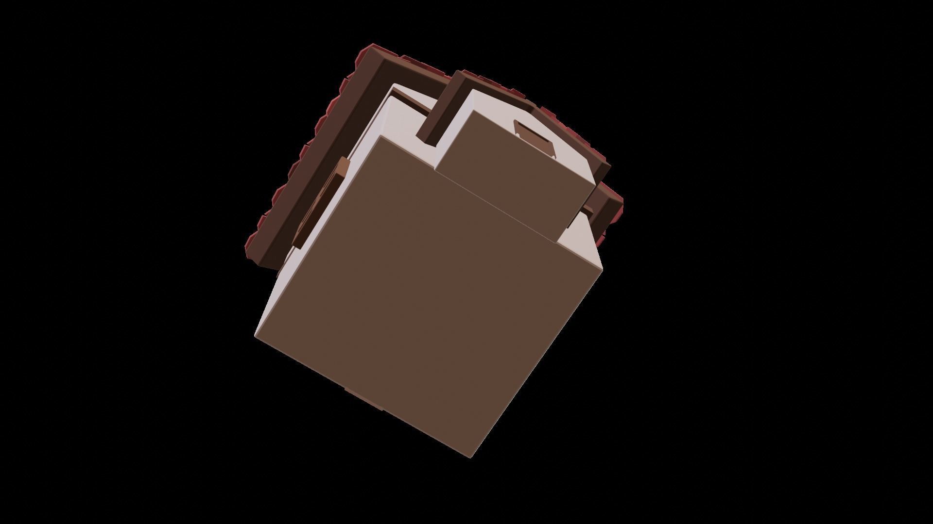 Stylized House 2 Low-poly 3D model_17