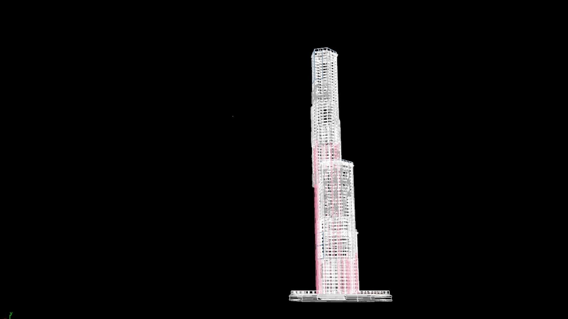 Futuristic Future Modern City Building Skyscraper 28 3D model_8