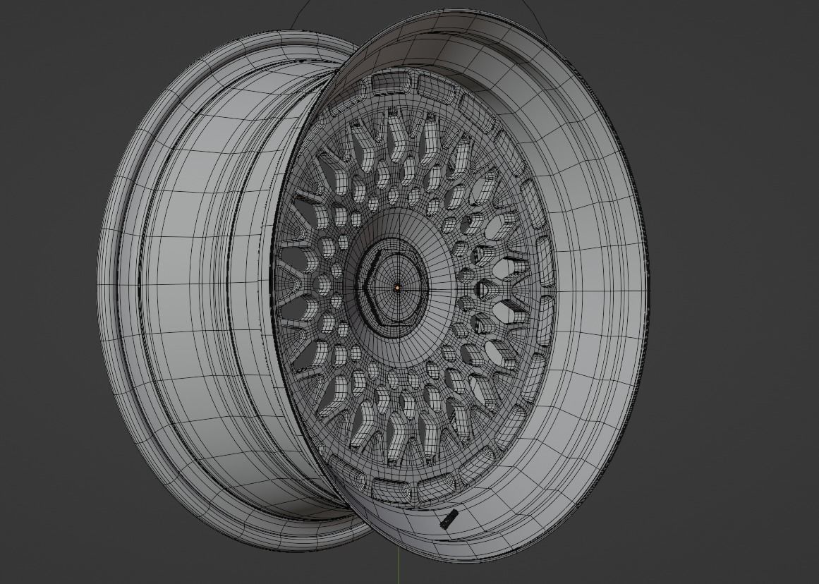 Rotiform LHR-M Car Wheels  3D model_4