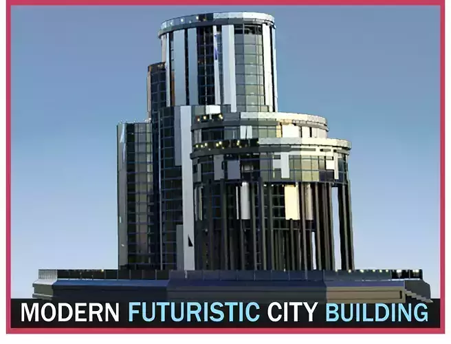 Futuristic Future Modern City Building Skyscraper 26 3D model Futuristic Future Modern City Building Skyscraper 26 3D model