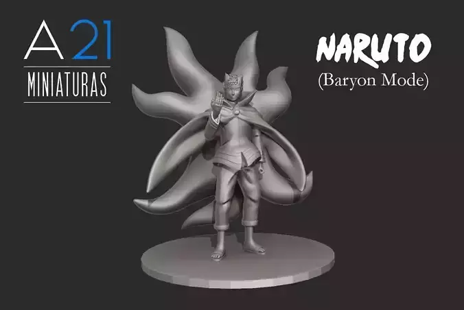 Naruto Baryon Mode 3D print model