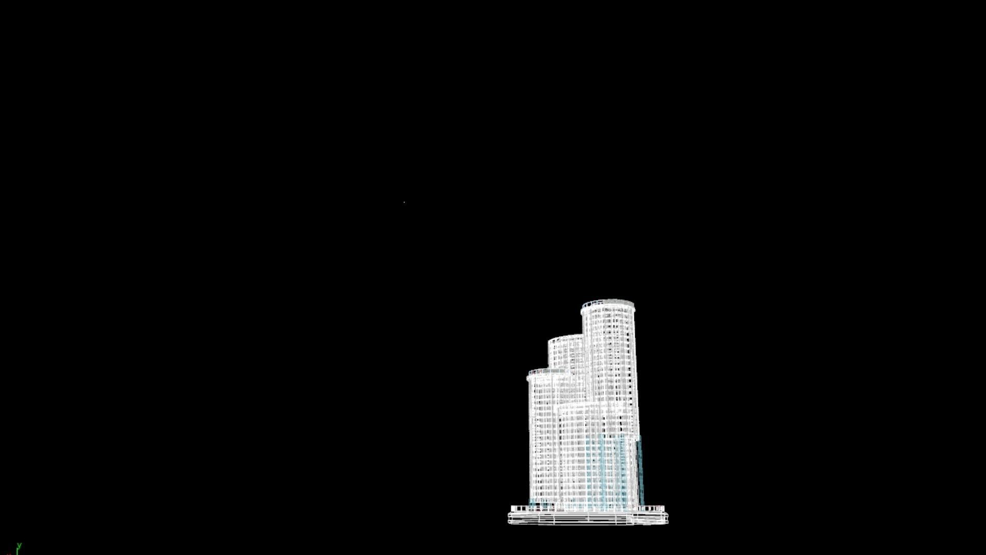 Futuristic Future Modern City Building Skyscraper 24 3D model_8