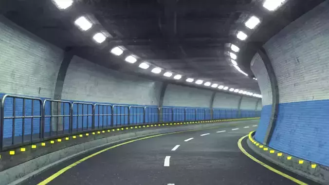 Tunnel Highway 3D model