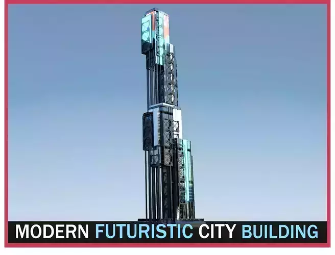 Futuristic Future Modern City Building Skyscraper 20 3D model Futuristic Future Modern City Building Skyscraper 20 3D model