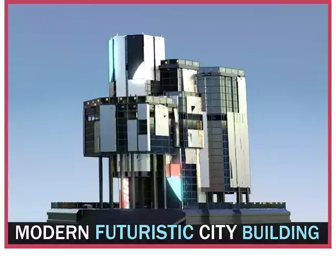 Sci-Fi Sci Fi Futuristic Future Modern City Building Skyscraper 3D model Sci-Fi Sci Fi Futuristic Future Modern City Building Skyscraper 3D model