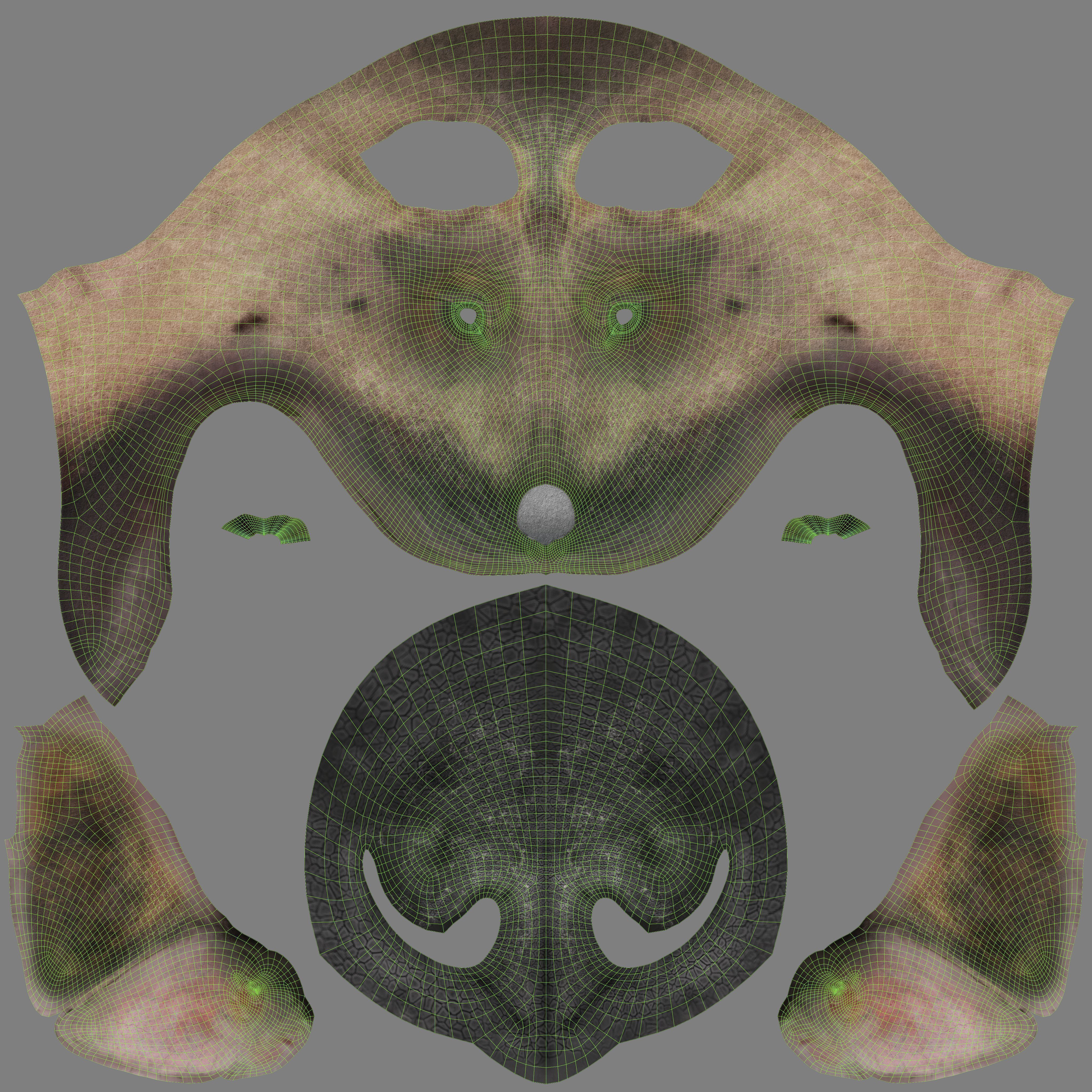 German Shepherd Animated 3D model_22