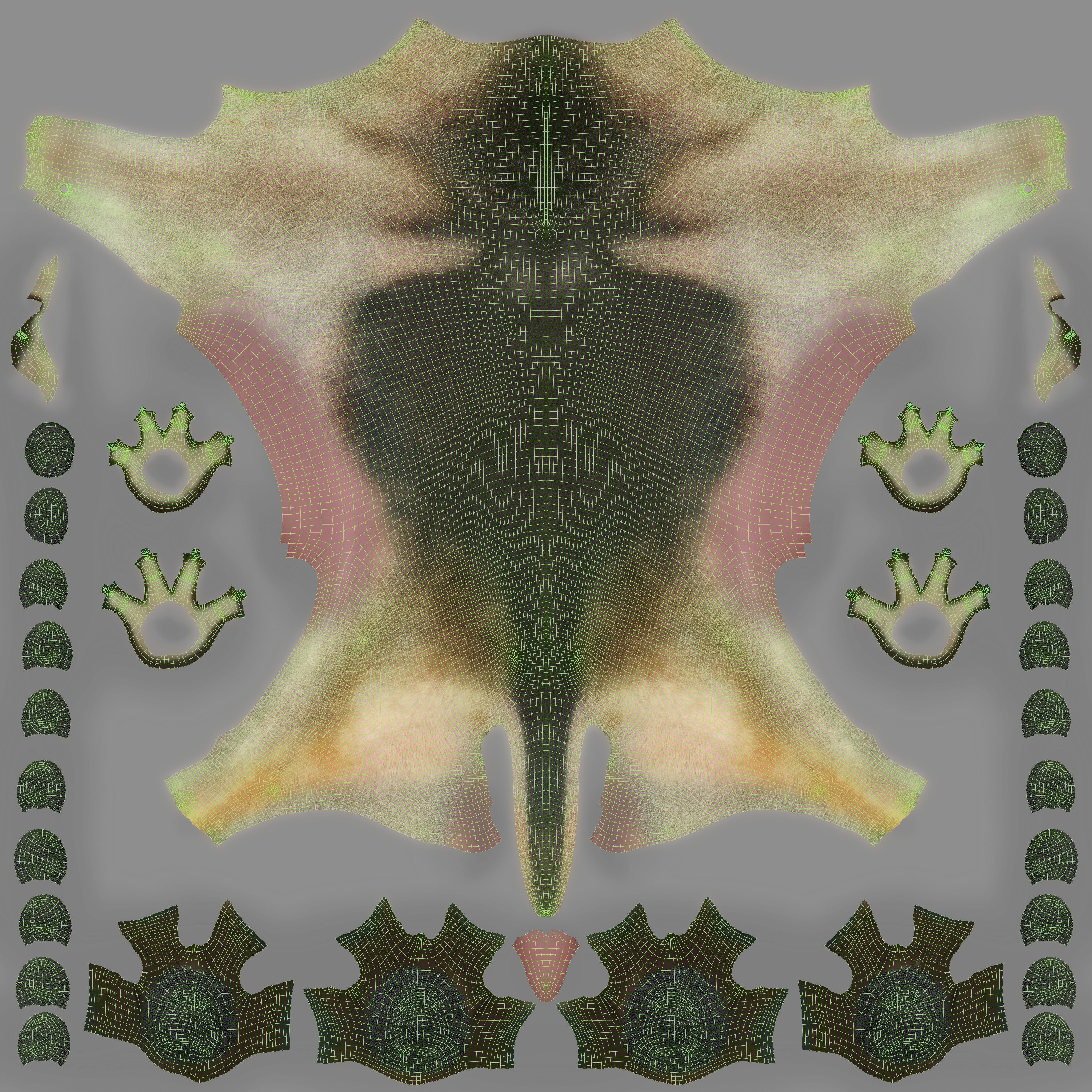 German Shepherd Animated 3D model_23